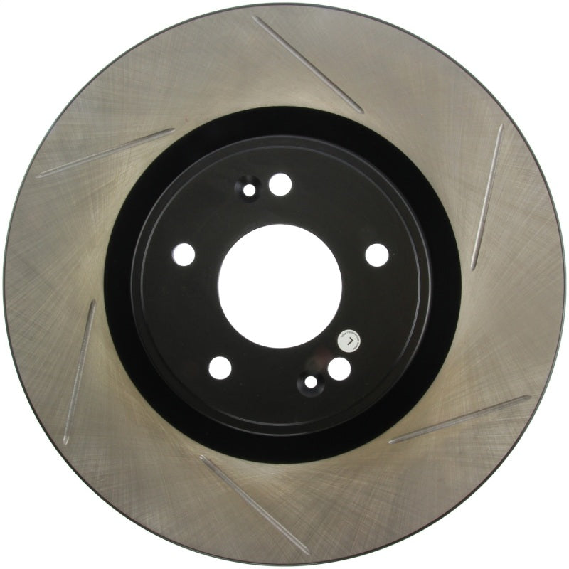 StopTech Power Slot 10 Hyundai Genesis Coupe Track Front Left Slotted Rotor Stoptech Brake Rotors - Slotted  AXOPROS