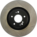 StopTech Power Slot 10 Hyundai Genesis Coupe Track Front Left Slotted Rotor Stoptech Brake Rotors - Slotted  AXOPROS