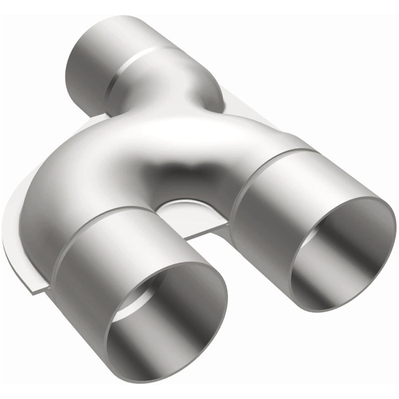 MagnaFlow Smooth Trans Y 2.50inch SS 90 deg. Magnaflow Y Pipes  AXOPROS