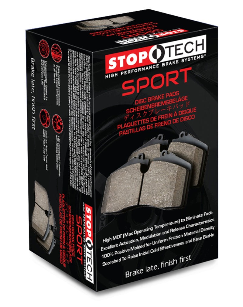 StopTech 2014 Acura TSX Sport Performance Rear Brake Pads Stoptech Brake Pads - Performance  AXOPROS