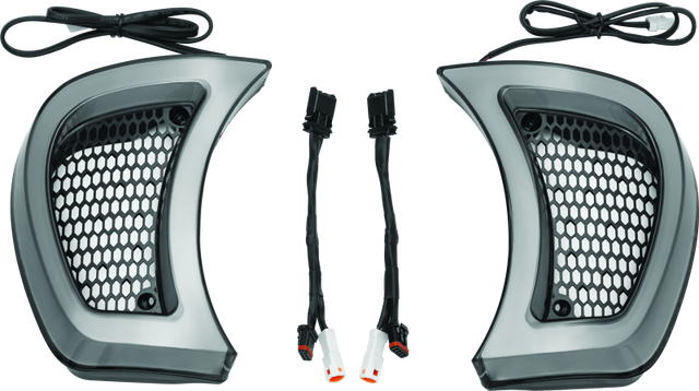 Kuryakyn Tracer Headlight Vent Accents Road Glide Kuryakyn Exterior Trim  AXOPROS