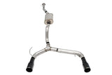 Corsa 21-24 Ford Bronco 2.3L 4-Door 2.75in Cat-Back Dual Rear Exhaust w/ 4in Straight-Cut Black Tips CORSA Performance Catback  AXOPROS
