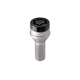 McGard Wheel Lock Bolt Set - 4pk. (Cone Seat) M14X1.25 / 17mm Hex / 27.3mm Shank Length - Black McGard Wheel Bolts  AXOPROS