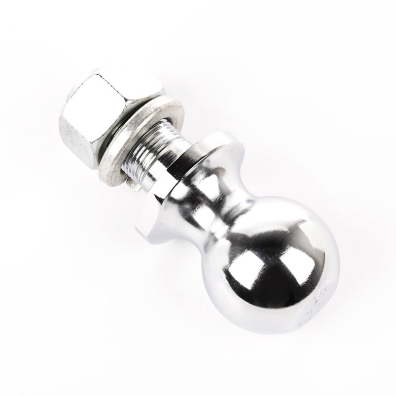 Rugged Ridge 2in Trailer Hitch Ball 1in Dia Shank Chrome Rugged Ridge Hitch Accessories  AXOPROS