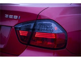Spyder BMW E90 3-Series 06-08 4Dr LED Tail Lights Red Smoke ALT-YD-BE9006-LED-RS SPYDER Tail Lights  AXOPROS