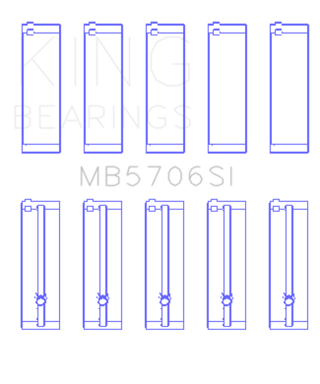 King Hyundai i30 G4FC Main Bearing Set King Engine Bearings Bearings  AXOPROS