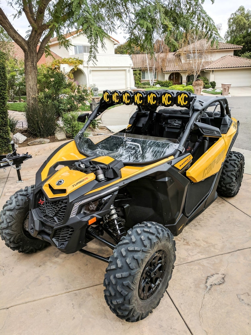 KC HiLiTES Can-Am X3 45in. Pro6 Gravity LED 7-Light 140w Combo Beam Overhead Light Bar System KC HiLiTES Light Bars & Cubes  AXOPROS