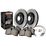 Sport Axle Pack, Slotted, Rear Stoptech Brake Rotors - Slotted  AXOPROS