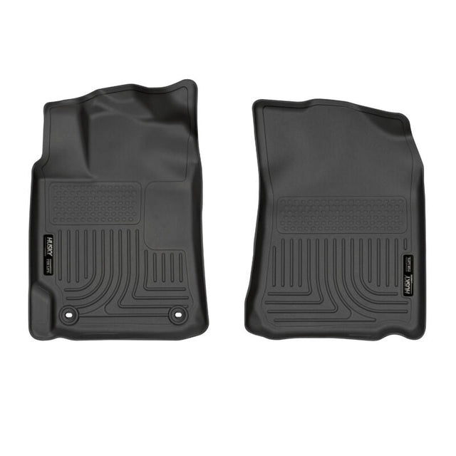 Husky Liners 12-17 Toyota Camry X-act Contour Series Front Floor Liners - Black Husky Liners Floor Mats - Rubber  AXOPROS