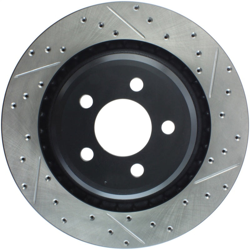 StopTech SportStop 06-09 Chrysler SRT-8 Rear Left Drilled & Slotted Rotor Stoptech Brake Rotors - Slot & Drilled  AXOPROS