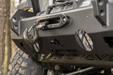 Rugged Ridge HD Bumper Full Width Front 07-18 Jeep Wrangler JK 18-20 Jeep Wrangler JL 2020 JT Rugged Ridge Bumpers - Steel  AXOPROS