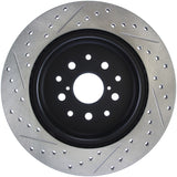 StopTech 5/93-98 Toyota Supra Left Rear Slotted & Drilled Rotor Stoptech Brake Rotors - Slot & Drilled  AXOPROS