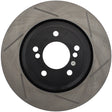 StopTech Power Slot 01-07 BMW M3 (E46) / 00-04 BMW M5 (E39) Rear Left Slotted Rotor Stoptech Brake Rotors - Slotted  AXOPROS