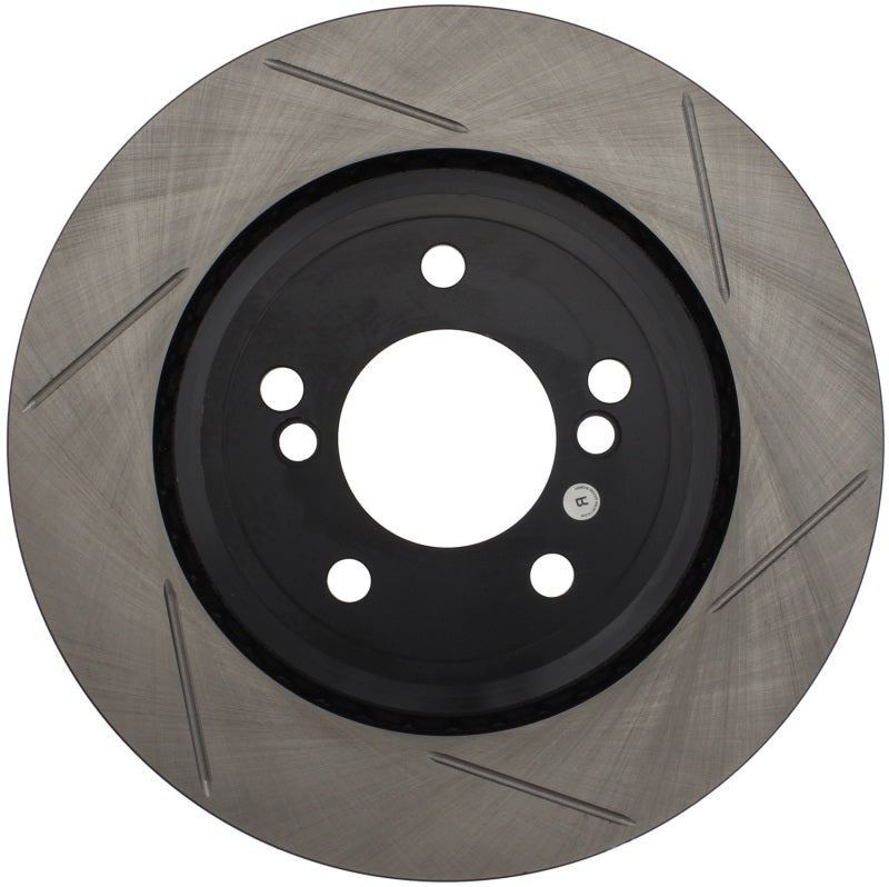 StopTech Power Slot 01-07 BMW M3 (E46) / 00-04 BMW M5 (E39) Rear Left Slotted Rotor Stoptech Brake Rotors - Slotted  AXOPROS