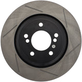 StopTech Power Slot 01-07 BMW M3 (E46) / 00-04 BMW M5 (E39) Rear Left Slotted Rotor Stoptech Brake Rotors - Slotted  AXOPROS
