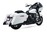 Vance & Hines HD 17-22 Touring Blackslash 450 S/OS Black Slip-On Exhaust Vance and Hines Motorcycle Slip-On  AXOPROS