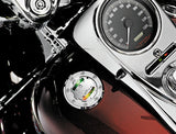 Kuryakyn Informer LED Fuel & Battery Gauge Chrome Kuryakyn Gauges  AXOPROS