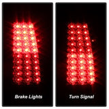 Xtune Chevy Silverado 1500/2500/3500 03-06 LED Tail Lights Red Clear ALT-ON-CS03-LED-RC SPYDER Tail Lights  AXOPROS