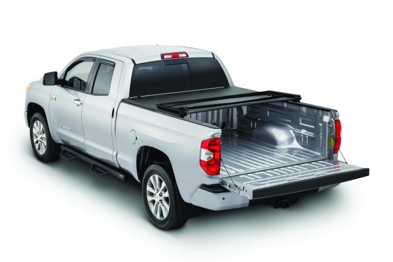 Tonno Pro 04-15 Nissan Titan 5.5ft (Incl 42-498 Utility Track Kit) Tonno Fold Tri-Fold Tonneau Cover Tonno Pro Tonneau Covers - Soft Fold  AXOPROS