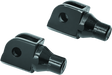 Kuryakyn Front Tapered Peg Adapter Gloss Black Kuryakyn Footpegs  AXOPROS