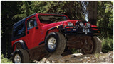 Bushwacker 97-06 Jeep TJ Max Pocket Style Flares 4pc - Black Bushwacker Fender Flares  AXOPROS