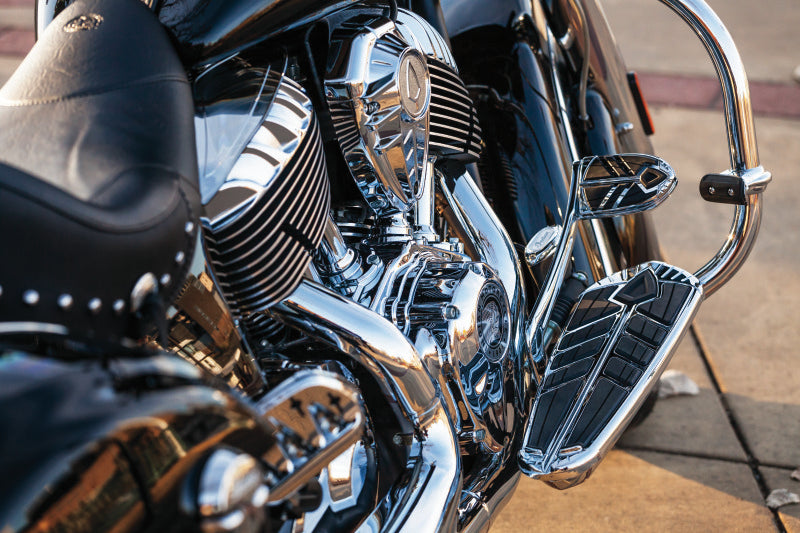 Kuryakyn Toe Rest Cruise Pegs Chrome (Pair) Kuryakyn Footpegs  AXOPROS