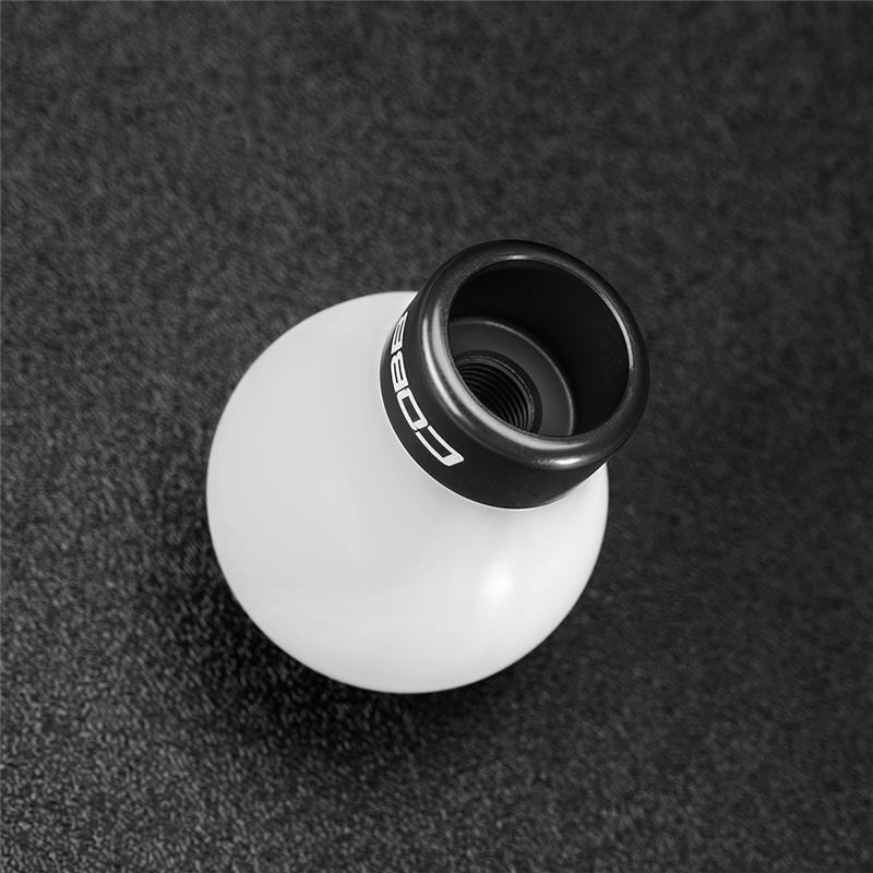 Cobb Subaru 6-Speed COBB Shift Knob - White w/Stealth Black Collar (Non-Weighted) COBB Shift Knobs  AXOPROS