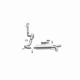 MagnaFlow 2021 Ford Bronco Overland Series Cat-Back Exhaust w/ Single Straight Driver Exit- No Tip Magnaflow Catback  AXOPROS