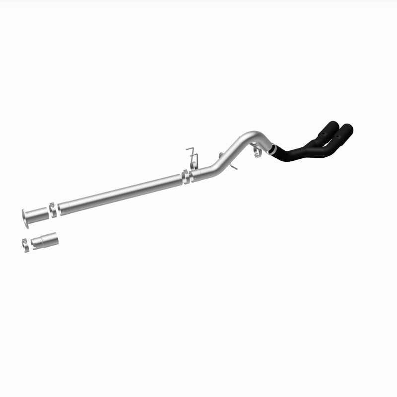 MagnaFlow 08-18 Ford F-250/F-350/F-450 4.6L/6.7 DPF-Back Black 4in Dual Single Rear Exit Magnaflow DPF Back  AXOPROS