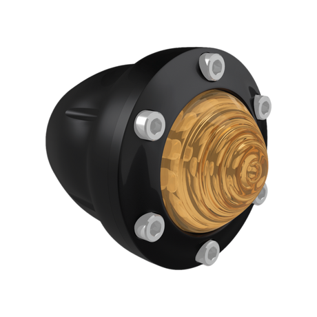 Burly Brand Universal Reaper Amber Front Led Turn Signal Set 5/16 Bolt - Black Burly Brand Sidemarkers & Indicators  AXOPROS