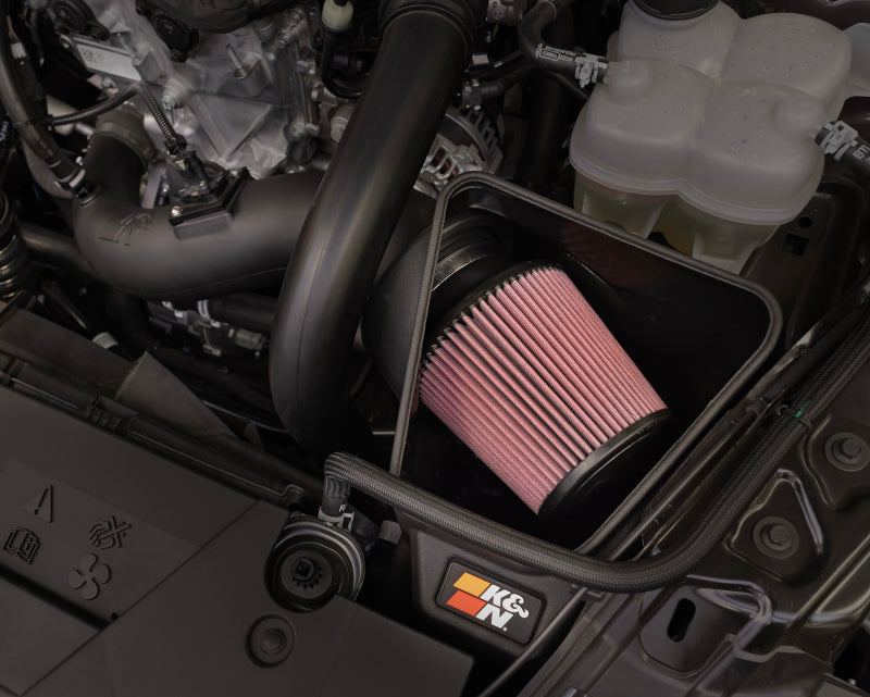 K&N 2024 Ford Mustang Ecoboost L4-2.3L F/L Turbo Aircharger - Cold Air Intake System K&N Engineering Cold Air Intakes  AXOPROS