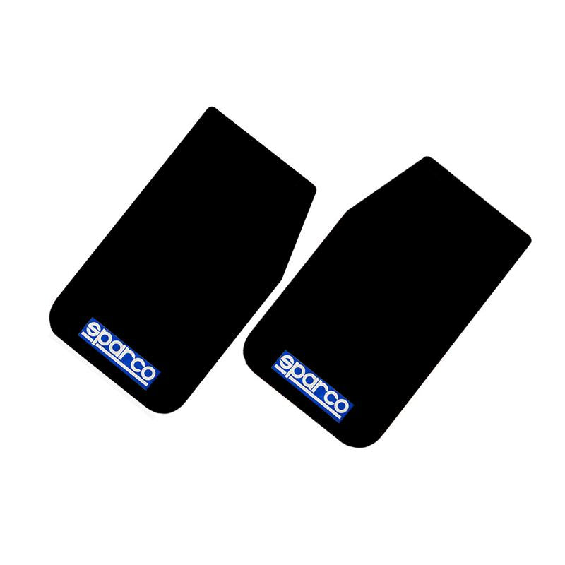Sparco Mud Flap Pair Black SPARCO Mud Flaps  AXOPROS