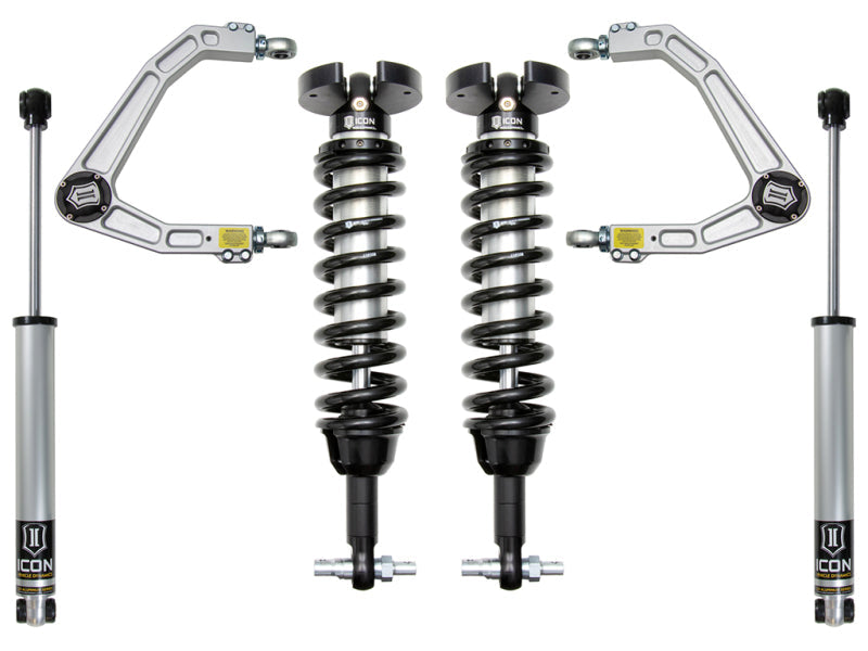 ICON 2019+ GM 1500 1.5-3.5in Stage 2 Suspension System w/Billet Uca ICON Coilovers  AXOPROS