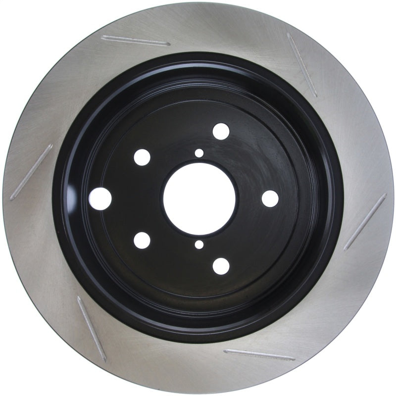 StopTech Power Slot 2015 Subaru WRX (w/o EyeSight) Rear Right Slotted Rotor Stoptech Brake Rotors - Slotted  AXOPROS