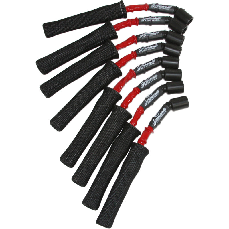 Granatelli 14-23 GM LT1 6.2L Hi-Perf Coil-Near-Plug Wire Connector Kit w/Red Jacket/Blk Sleeve Granatelli Motor Sports Spark Plug Wire Sets  AXOPROS