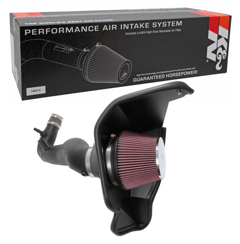 K&N 2018 Ford Mustang L4-2.3L F/I Aircharger Performance Intake K&N Engineering Cold Air Intakes  AXOPROS