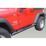 Rugged Ridge 3-In Round Side Steps Black 07-18 2-Door Jeep Wrangler Rugged Ridge Side Steps  AXOPROS