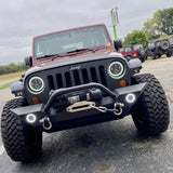 Oracle 7in High Powered LED Headlights - Black Bezel - Dynamic - Dynamic SEE WARRANTY ORACLE Lighting Headlights  AXOPROS