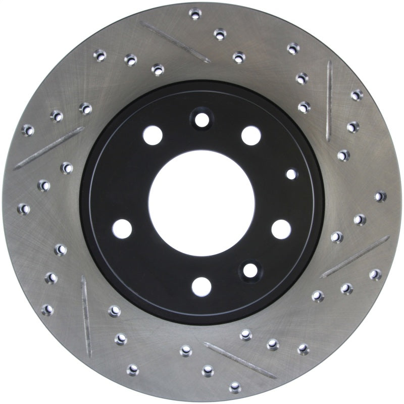 StopTech Slotted & Drilled Sport Brake Rotor Stoptech Brake Rotors - Slot & Drilled  AXOPROS