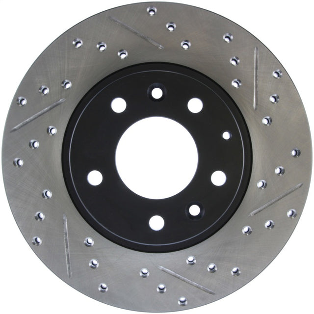 StopTech Slotted & Drilled Sport Brake Rotor Stoptech Brake Rotors - Slot & Drilled  AXOPROS