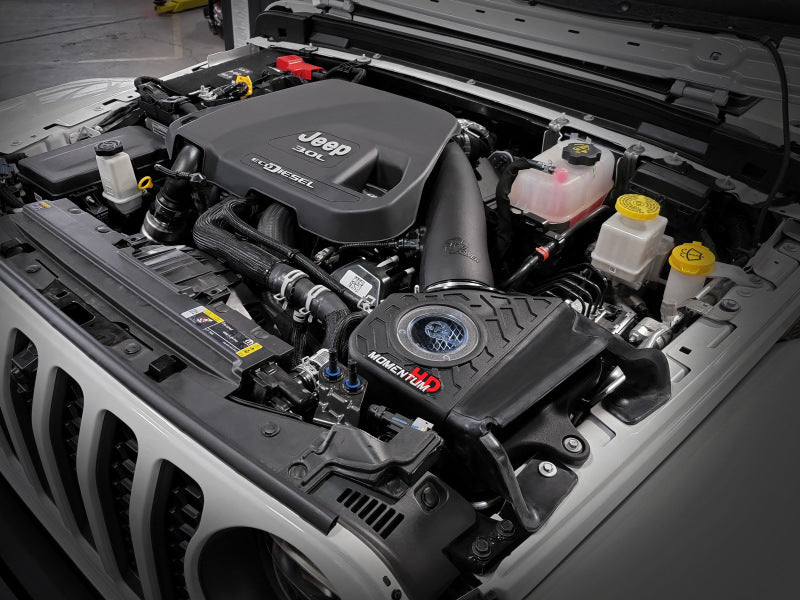 aFe 20-21 Jeep Wrangler (JL) V6-3.0L (td) Momentum HD Cold Air Intake System w/ Pro 10R Media aFe Cold Air Intakes  AXOPROS