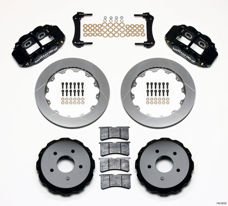 Wilwood Narrow Superlite 4R Rear Kit 12.88in 97-04 Corvette C5/Z06 Wilwood Big Brake Kits  AXOPROS