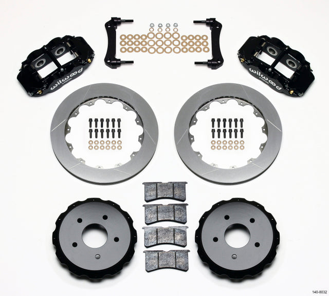 Wilwood Narrow Superlite 4R Rear Kit 12.88in 97-04 Corvette C5/Z06 Wilwood Big Brake Kits  AXOPROS