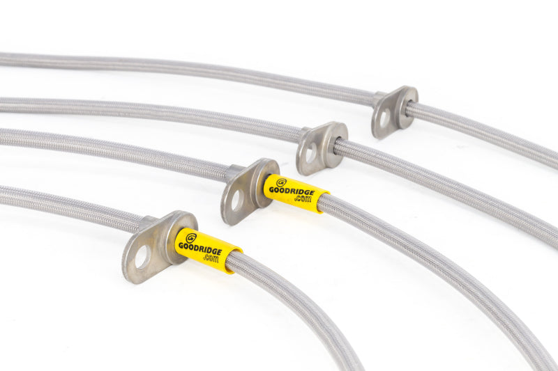 Goodridge 17-21 Honda Civic Hatchback Stainless Steel Brake Line Kit Goodridge Brake Line Kits  AXOPROS