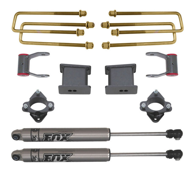 MaxTrac 16-18 GM C1500 2WD w/Stamped Steel/Alum. Susp. 4in Rear Lift Kit Maxtrac Lift Kits  AXOPROS