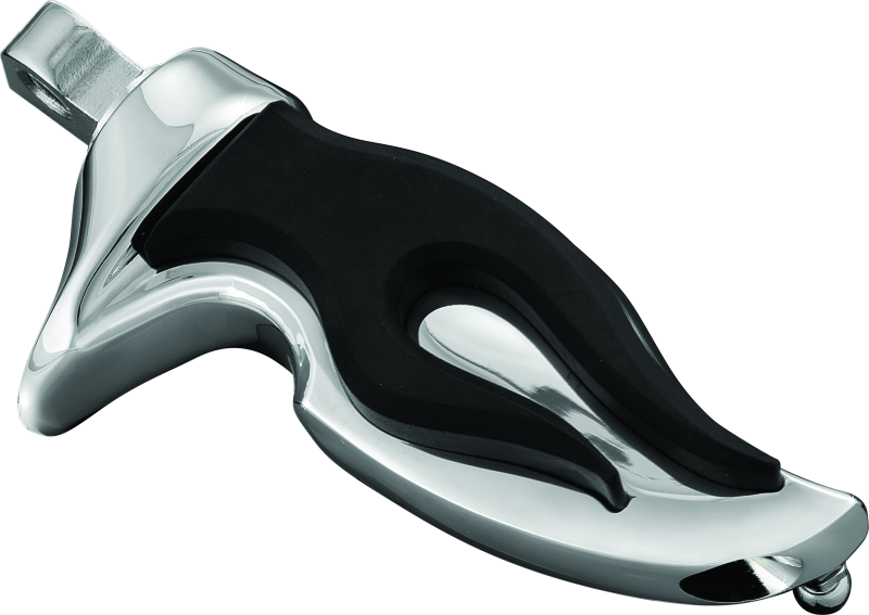 Kuryakyn Flamin Peg With Male Mount Adapter Chrome Kuryakyn Footpegs  AXOPROS