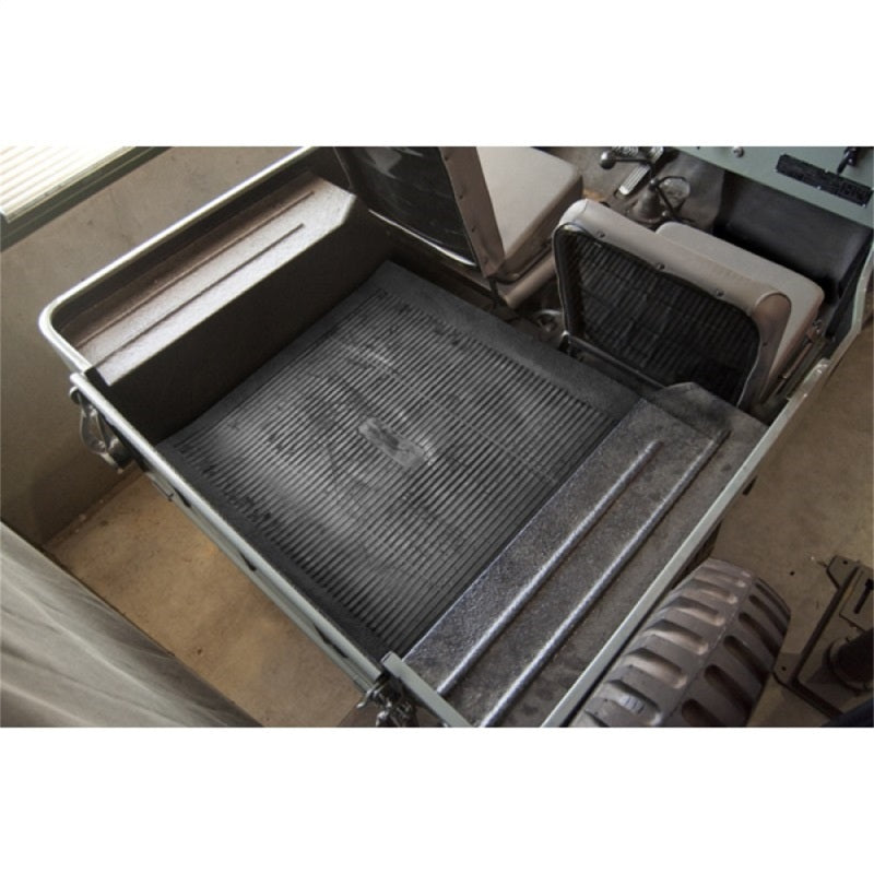 Rugged Ridge Floor Liner Cargo Black 1946-1981 Willys UNIVERSAL / Truck / Station Wagon Rugged Ridge Floor Mats - Rubber  AXOPROS