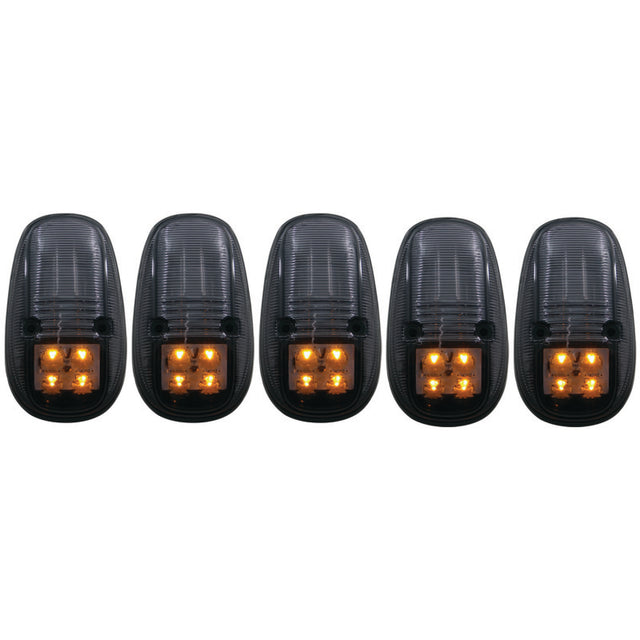 ANZO ANZO 1999-2002 Dodge Ram 3500 LED Cab Roof Light Kit Smoke 5pc Sidemarkers & Indicators aftermarket performance part
