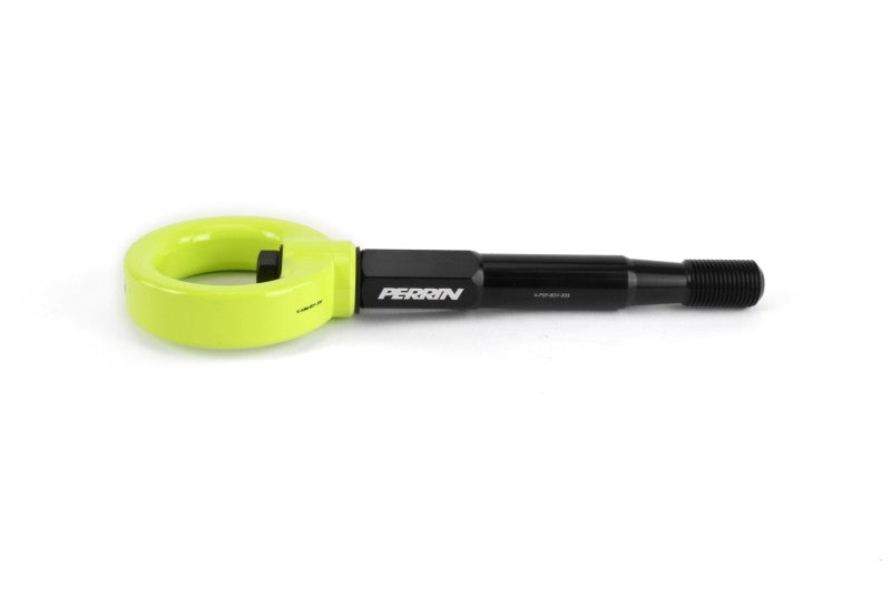 PERRIN 15-17 Subaru WRX & STI / 13-17 Crosstrek / 12-16 Impreza Tow Hook Kit (Front) - Neon Yellow Perrin Performance Tow Hooks  AXOPROS