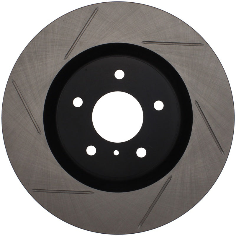 StopTech Power Slot 03-07 350z/ 03-04 G35 w/ Brembo SportStop Slotted Front Right Rotor Stoptech Brake Rotors - Slotted  AXOPROS
